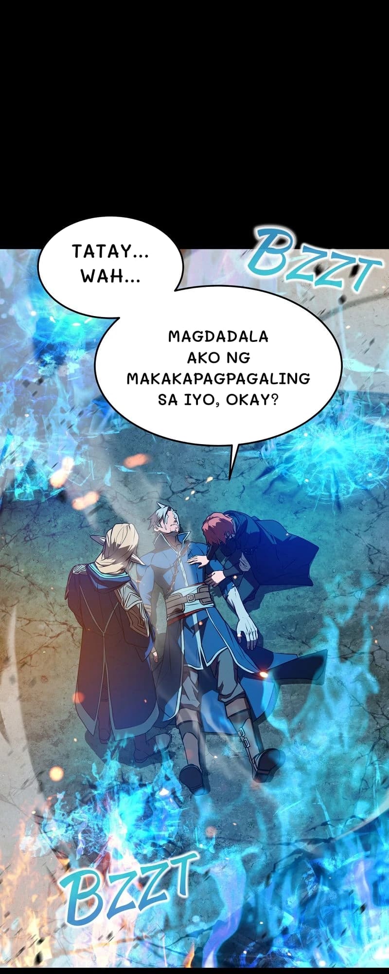 Tatay... Wah...
Magdadala ako ng makakapagpagaling sa iyo, okay?