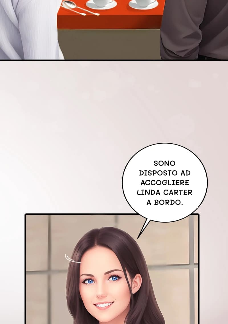 Sono disposto ad accogliere Linda Carter a bordo.