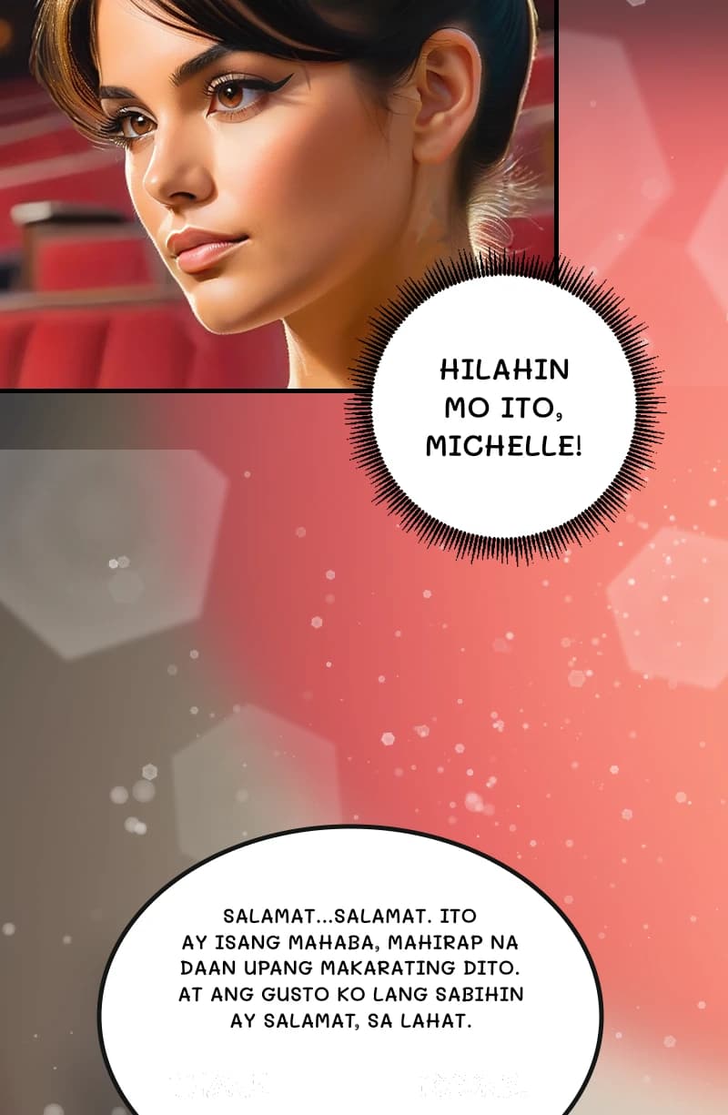 Hilahin mo ito, michelle!
Salamat...salamat. Ito ay isang mahaba, mahirap na daan upang makarating dito. At ang gusto ko lang sabihin ay salamat, sa lahat.