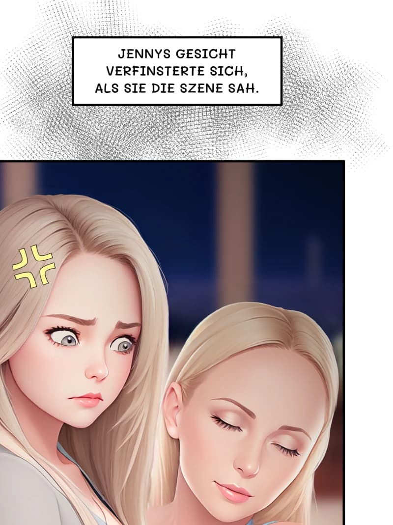 JENNYS GESICHT VERFINSTERTE SICH, ALS SIE DIE SZENE SAH.