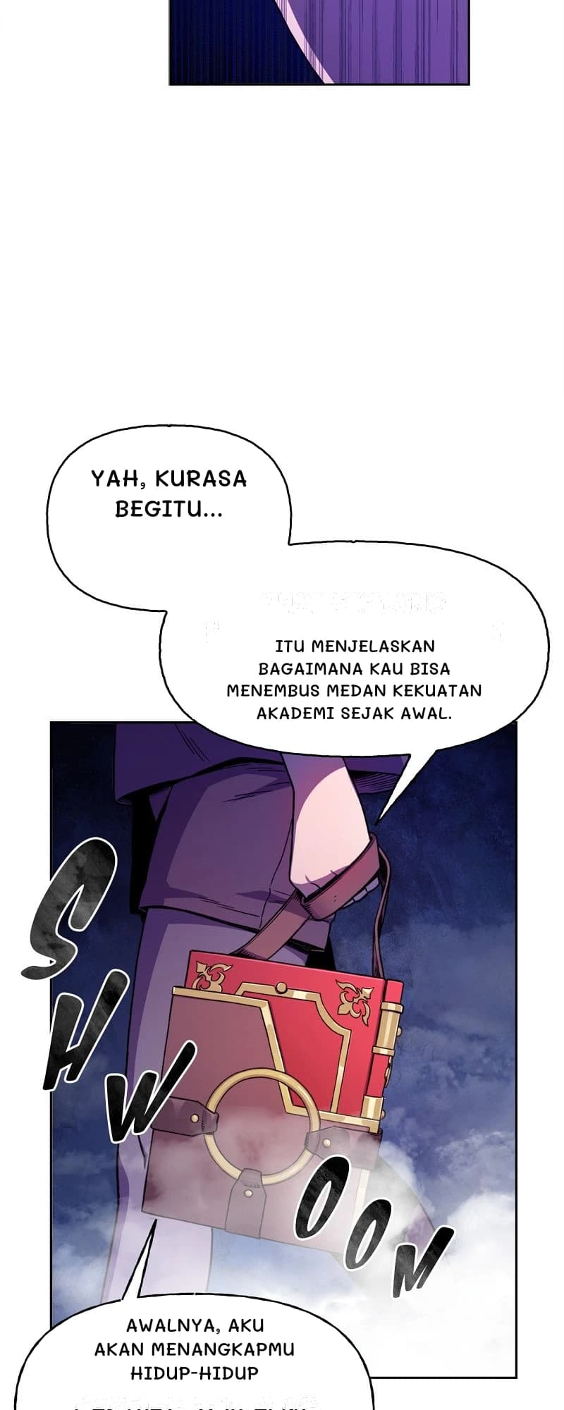 Yah, kurasa begitu...
Itu menjelaskan bagaimana kau bisa menembus medan kekuatan akademi sejak awal.
Awalnya, aku akan menangkapmu hidup-hidup