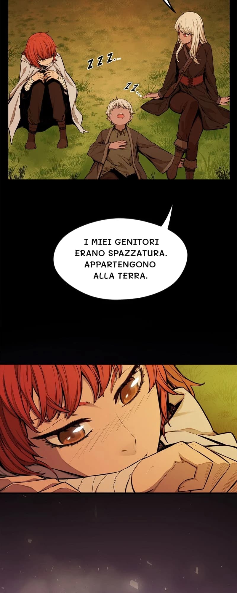 I miei genitori erano spazzatura. Appartengono alla terra.