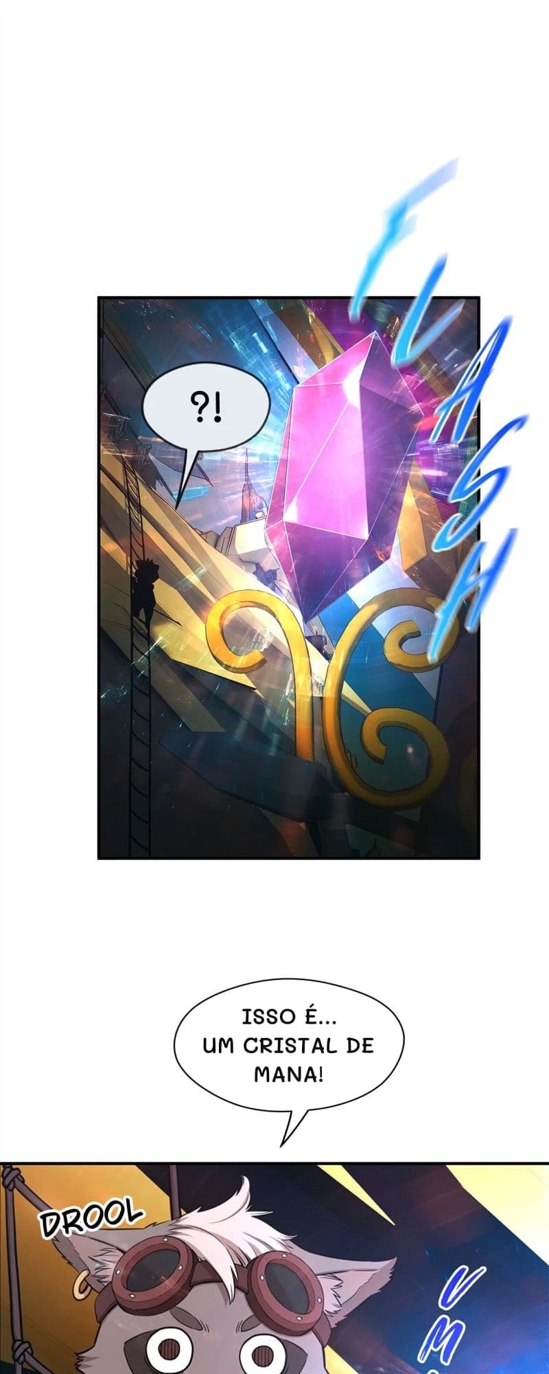 ?!
Isso é... Um cristal de mana!