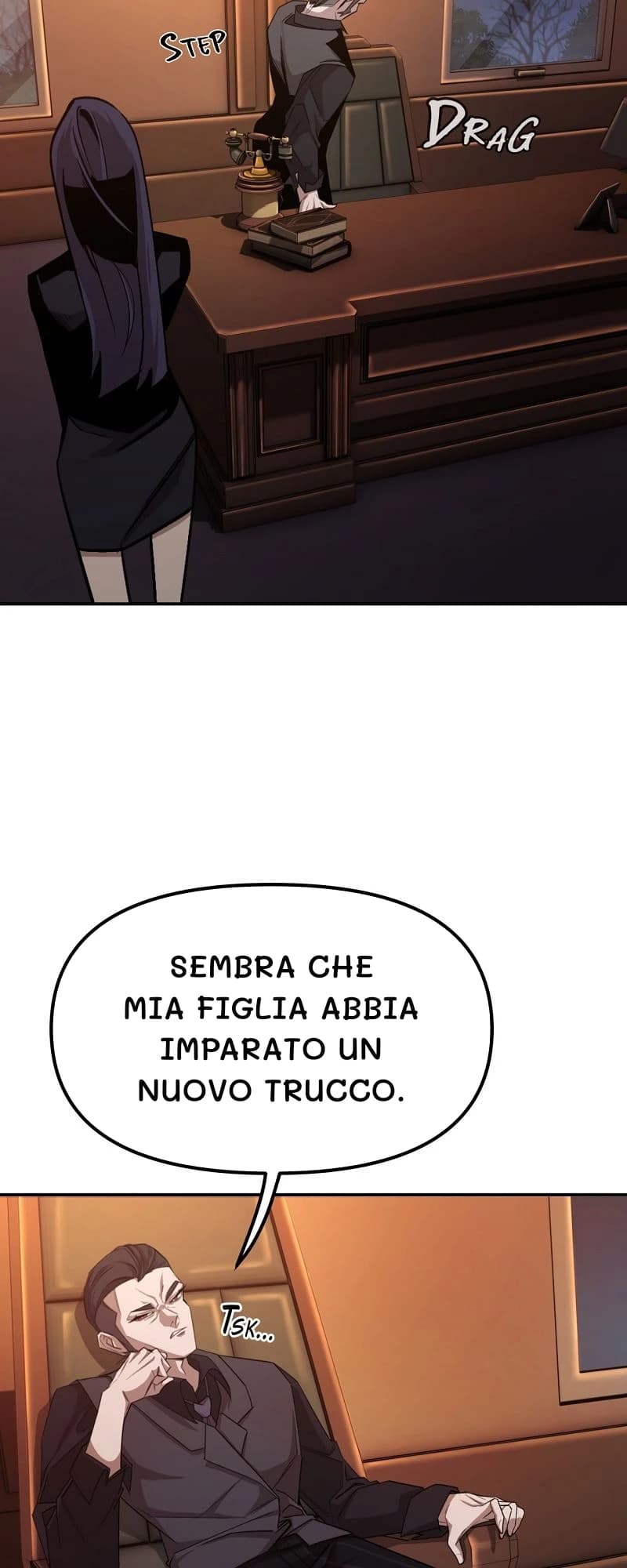 Sembra che mia figlia abbia imparato un nuovo trucco.
