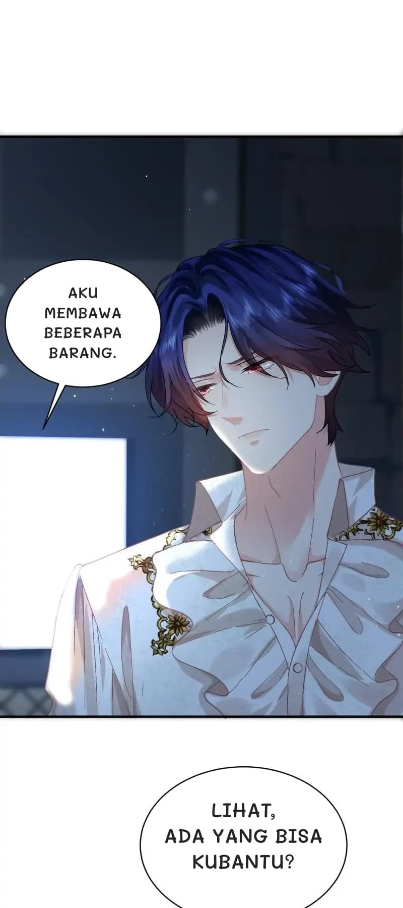 Aku membawa beberapa barang.
Lihat, ada yang bisa kubantu?