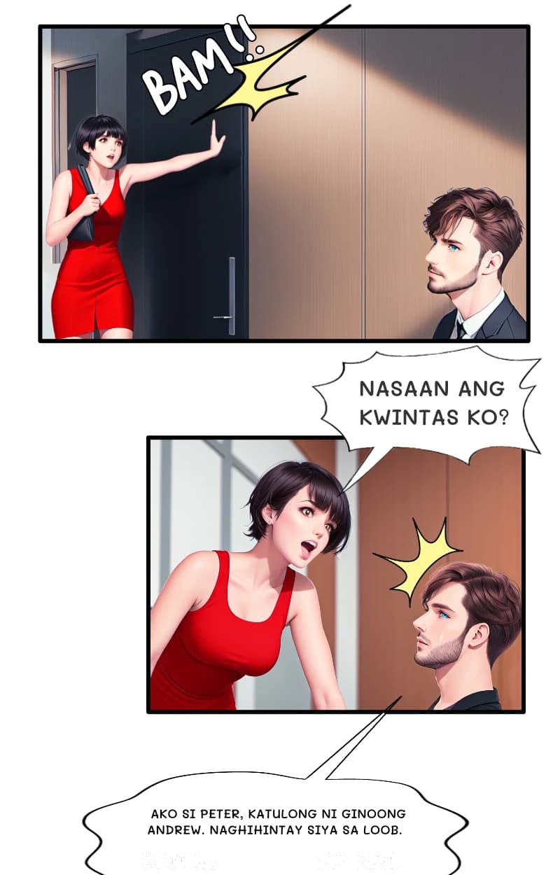 NASAAN ANG KWINTAS KO?
Ako si Peter, katulong ni Ginoong Andrew. Naghihintay siya sa loob.