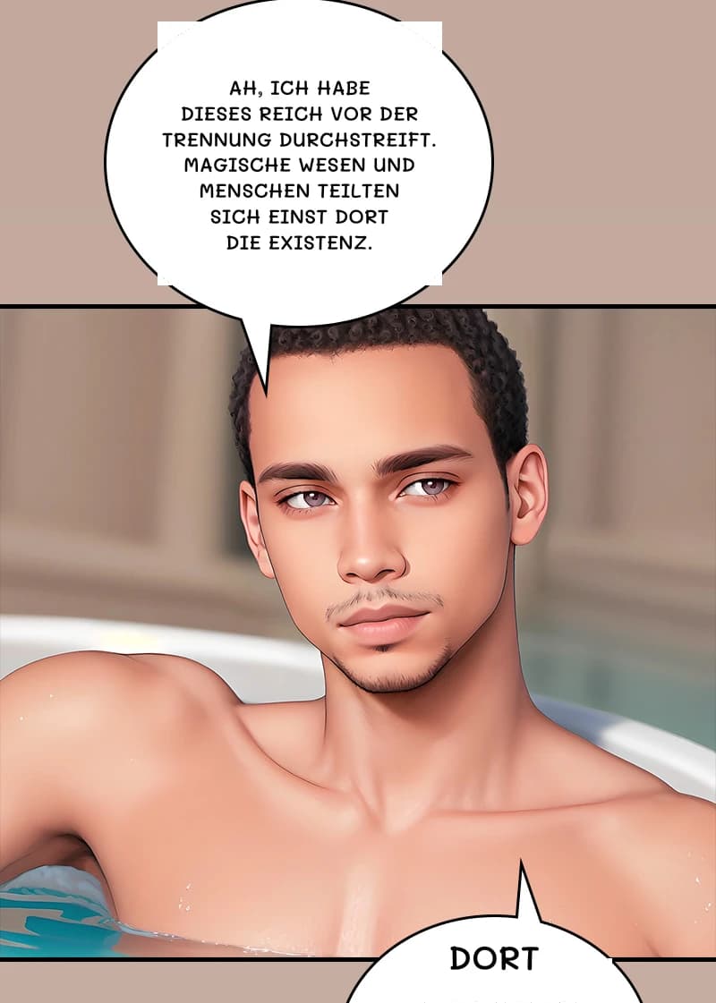Ah, ich habe dieses Reich vor der Trennung durchstreift. Magische Wesen und Menschen teilten sich einst dort die Existenz.
Dort