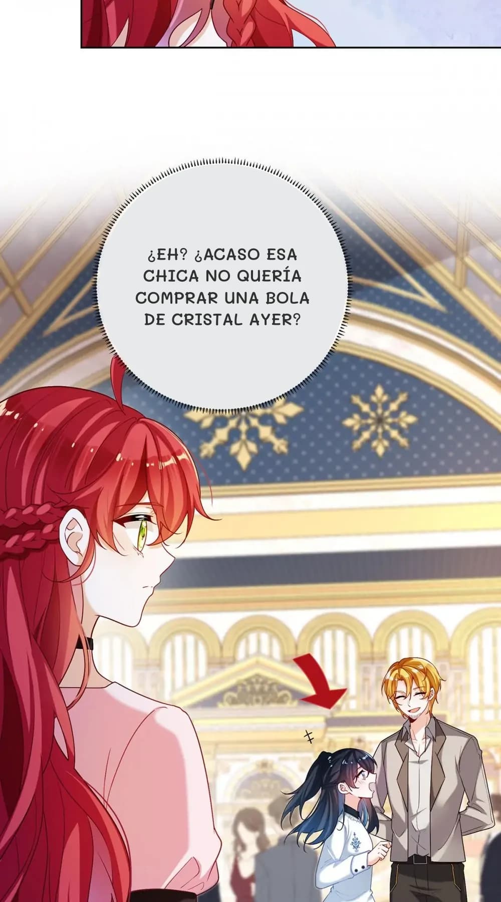 ¿Eh? ¿Acaso esa chica no quería comprar una bola de cristal ayer?