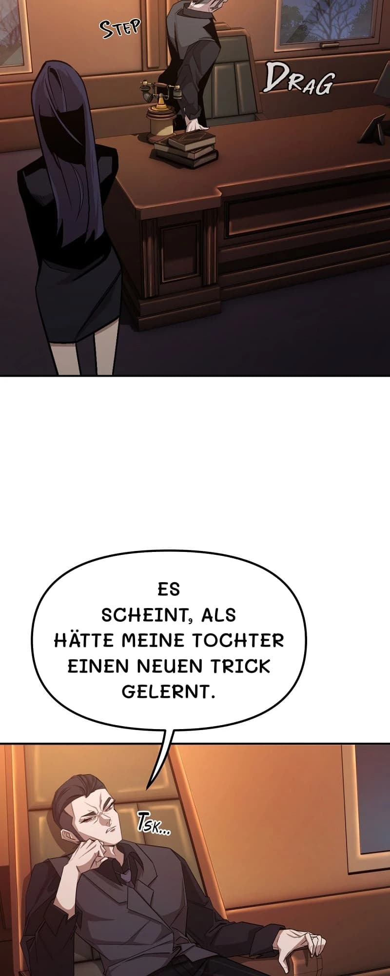 Es scheint, als hätte meine Tochter einen neuen Trick gelernt.