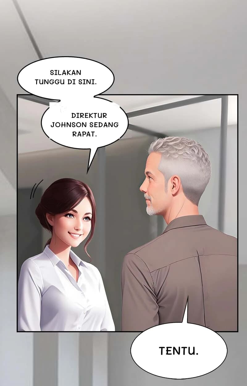 Silakan tunggu di sini.
Direktur Johnson sedang rapat.
Tentu.