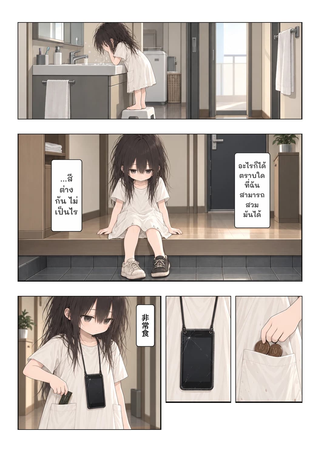อะไรก็ได้ตราบใดที่ฉันสามารถสวมมันได้
...สีต่างกัน ไม่เป็นไร