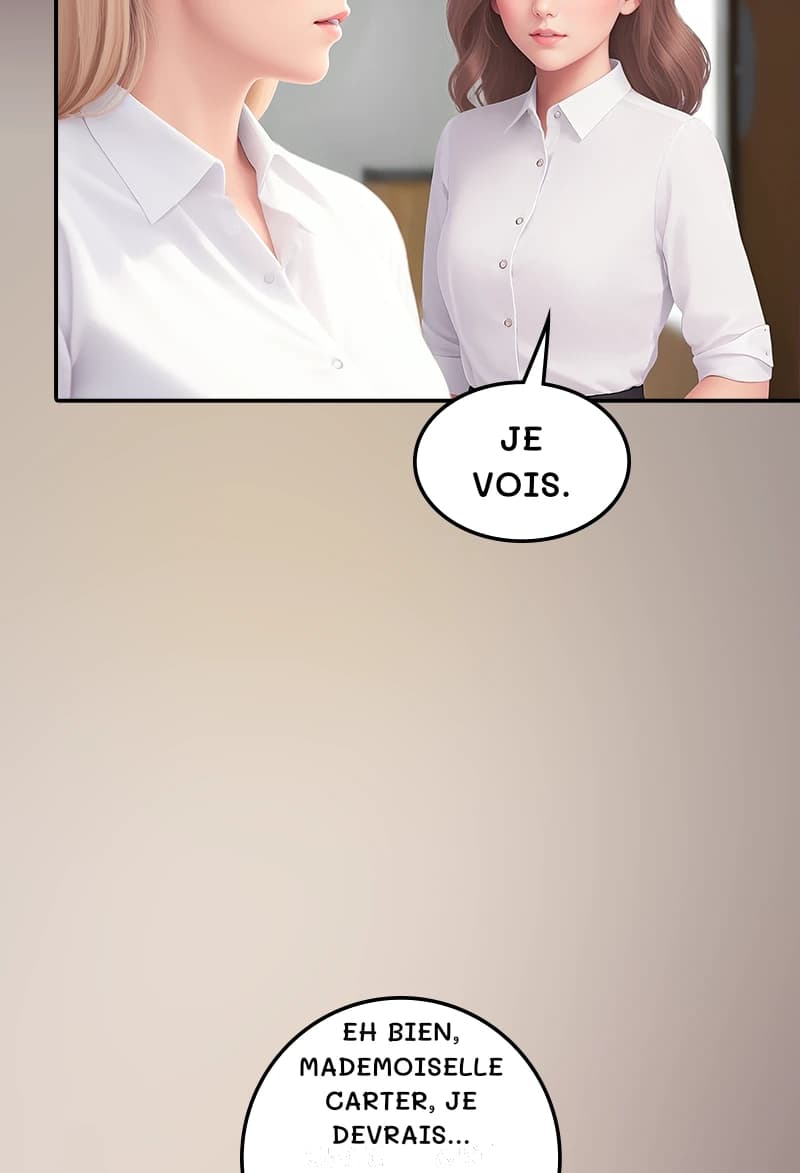 Je vois.
Eh bien, mademoiselle Carter, je devrais…