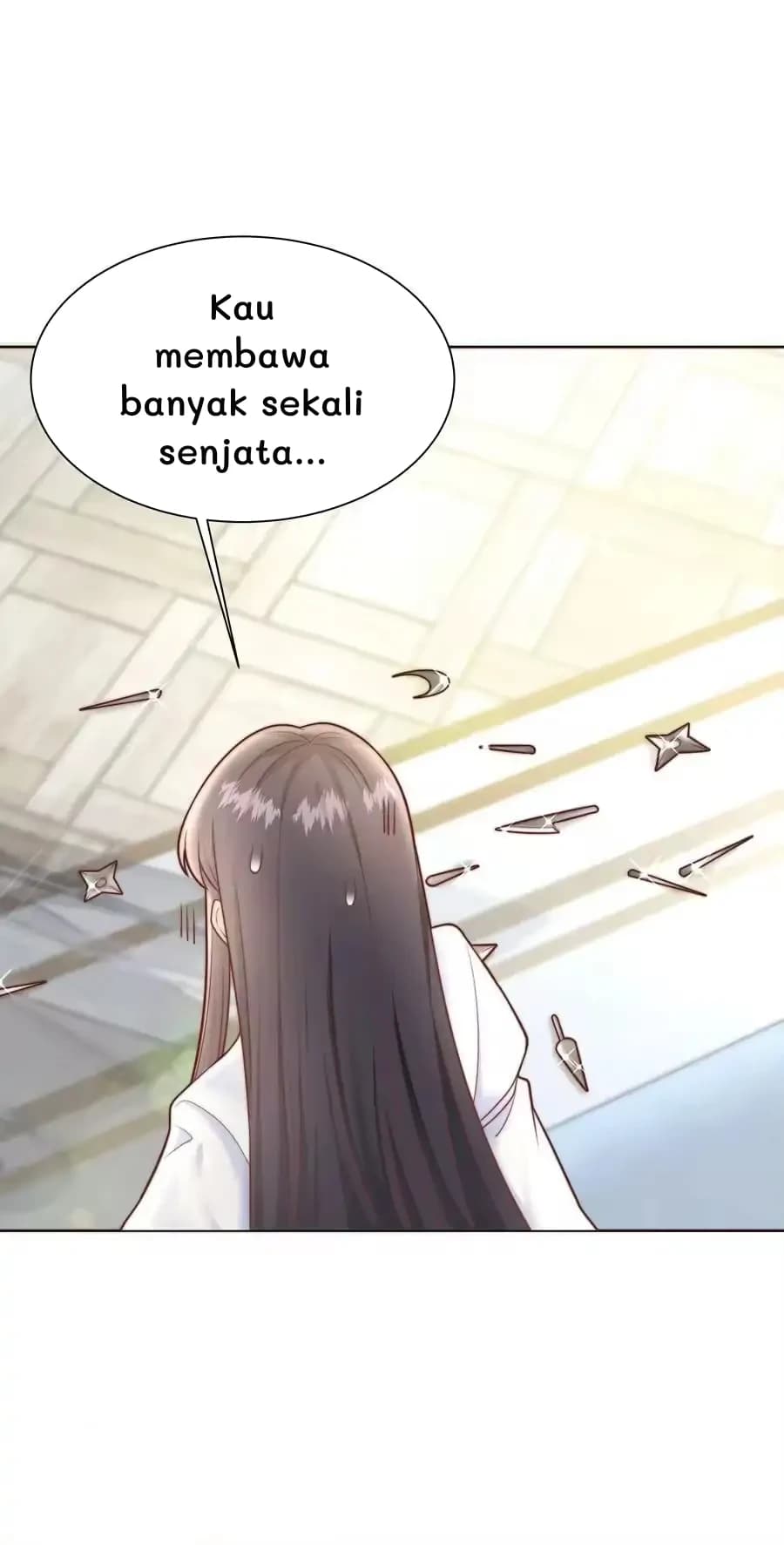 Kau membawa banyak sekali senjata...