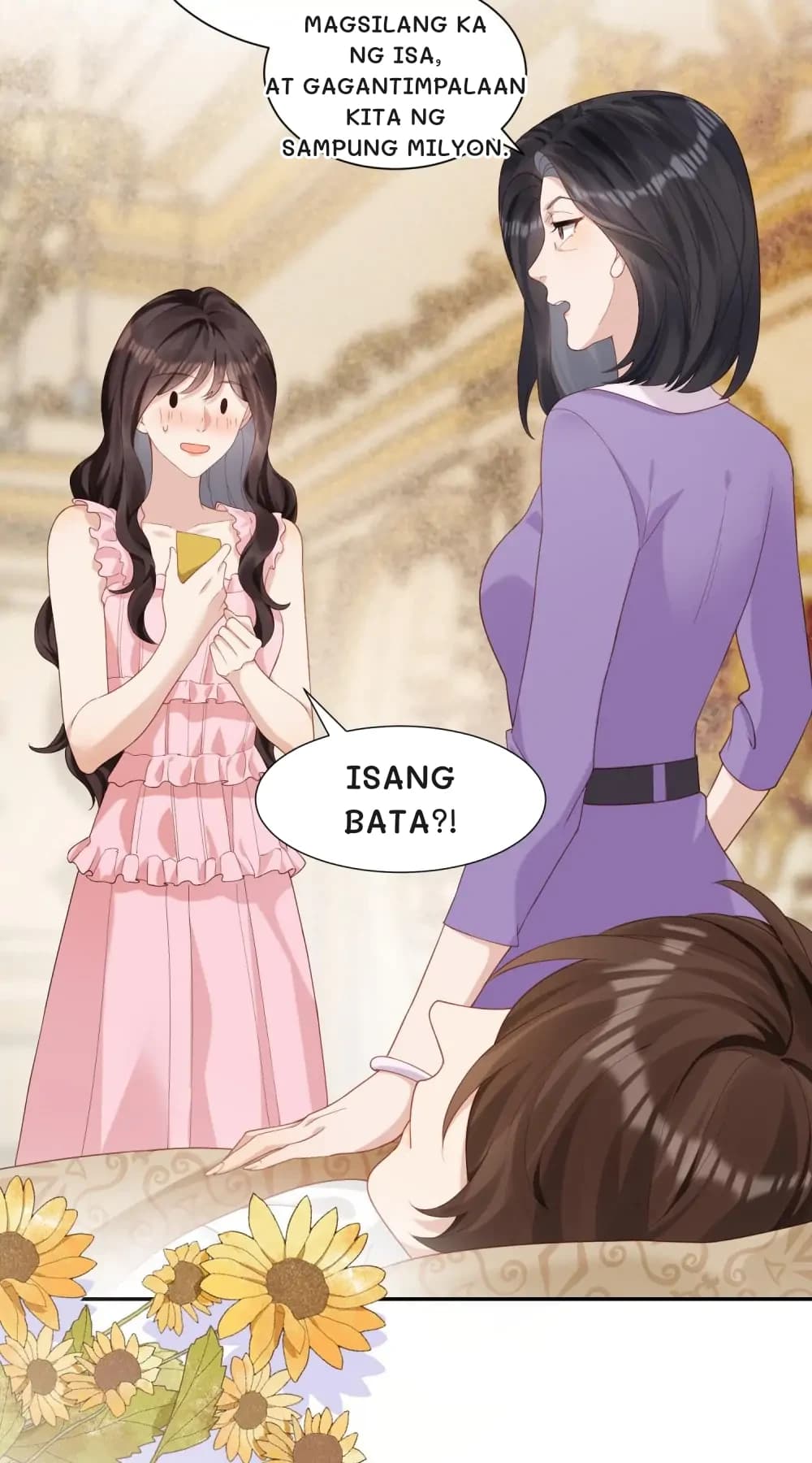 Magsilang ka ng isa, at gagantimpalaan kita ng sampung milyon.
Isang bata?!