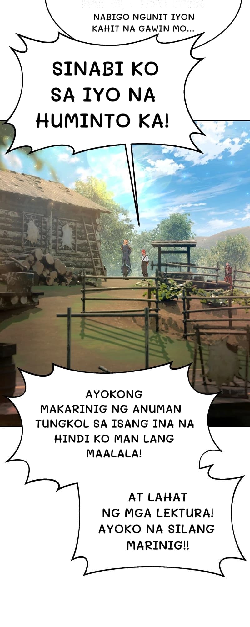 Nabigo ngunit iyon kahit na gawin mo...
Sinabi ko sa iyo na huminto ka!
Ayokong makarinig ng anuman tungkol sa isang ina na hindi ko man lang maalala!
At lahat ng mga lektura! Ayoko na silang marinig!!
