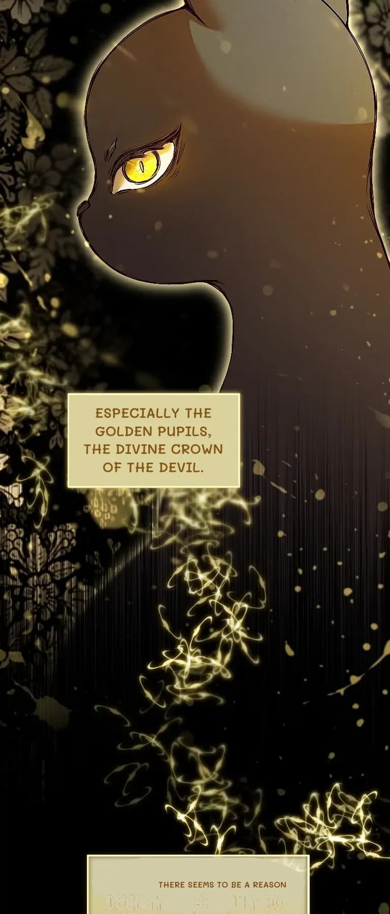 Especially the golden pupils, the divine crown of the devil.
There seems to be a reason