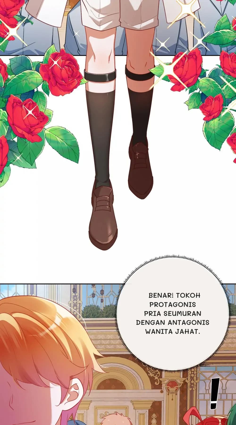 Benar! Tokoh protagonis pria seumuran dengan antagonis wanita jahat.
