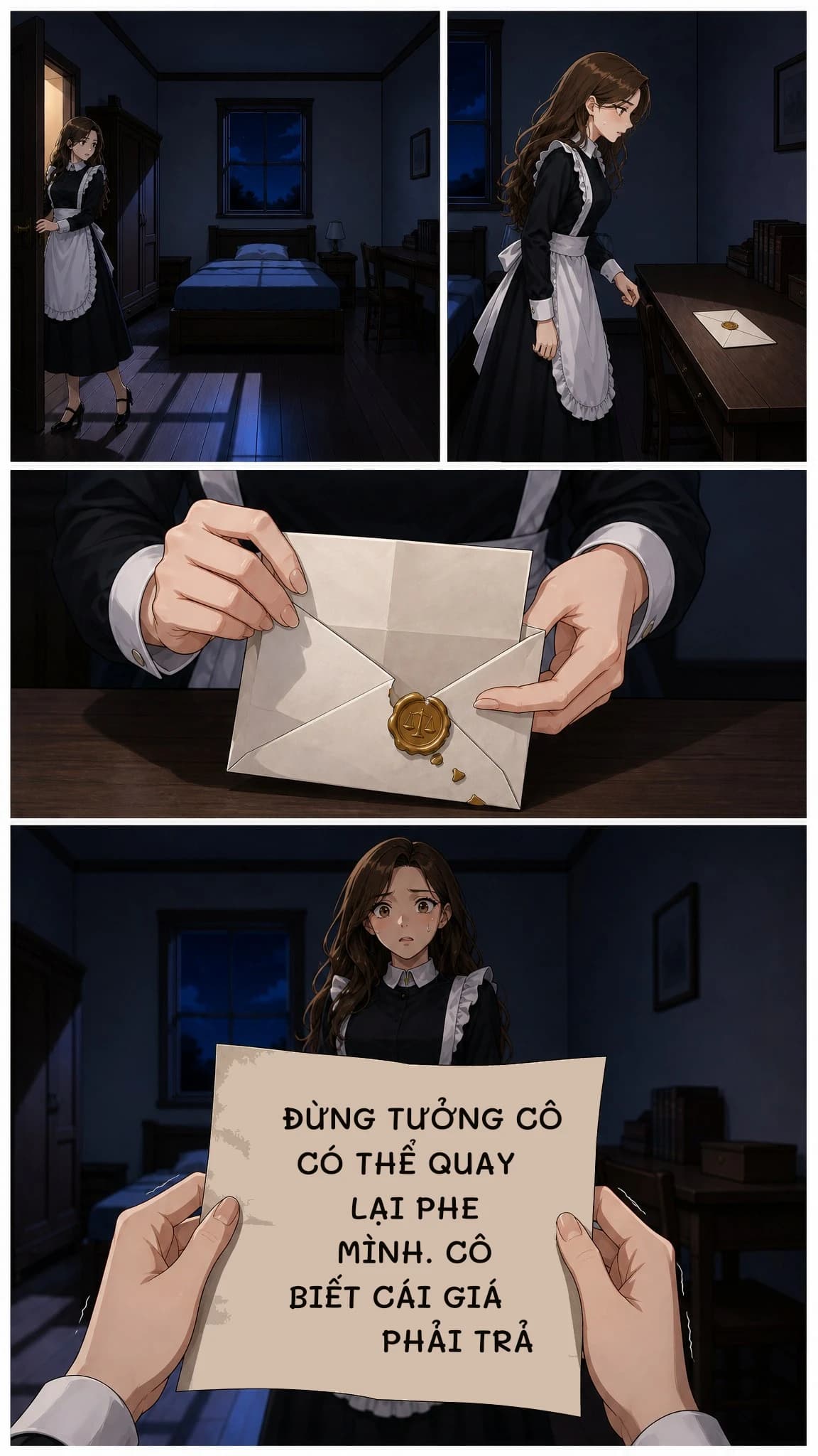 ĐỪNG TƯỞNG CÔ CÓ THỂ QUAY LẠI PHE MÌNH. CÔ BIẾT CÁI GIÁ PHẢI TRẢ