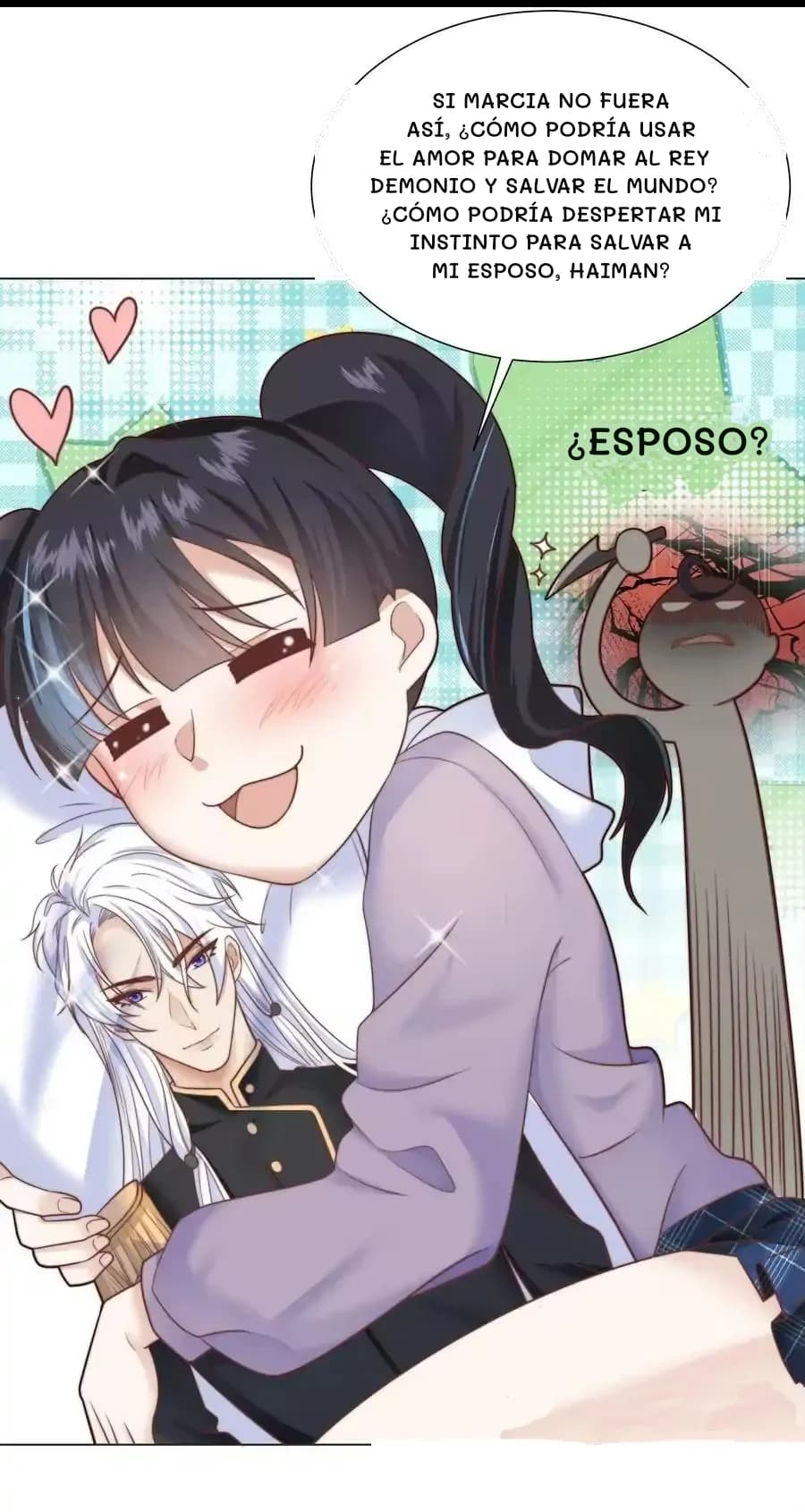 Si Marcia no fuera así, ¿cómo podría usar el amor para domar al rey demonio y salvar el mundo? ¿Cómo podría despertar mi instinto para salvar a mi esposo, Haiman?
¿Esposo?