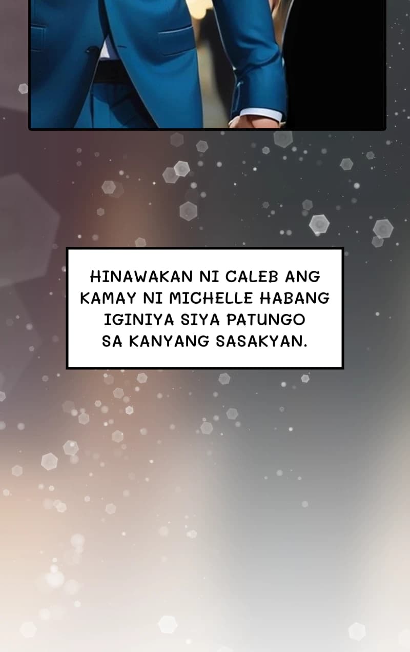 Hinawakan ni Caleb ang kamay ni michelle habang iginiya siya patungo sa kanyang sasakyan.