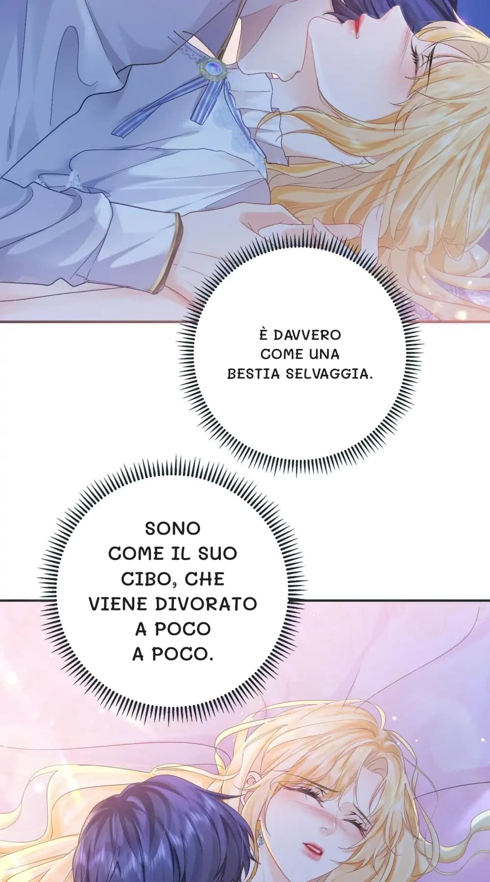 È davvero come una bestia selvaggia.
Sono come il suo cibo, che viene divorato a poco a poco.