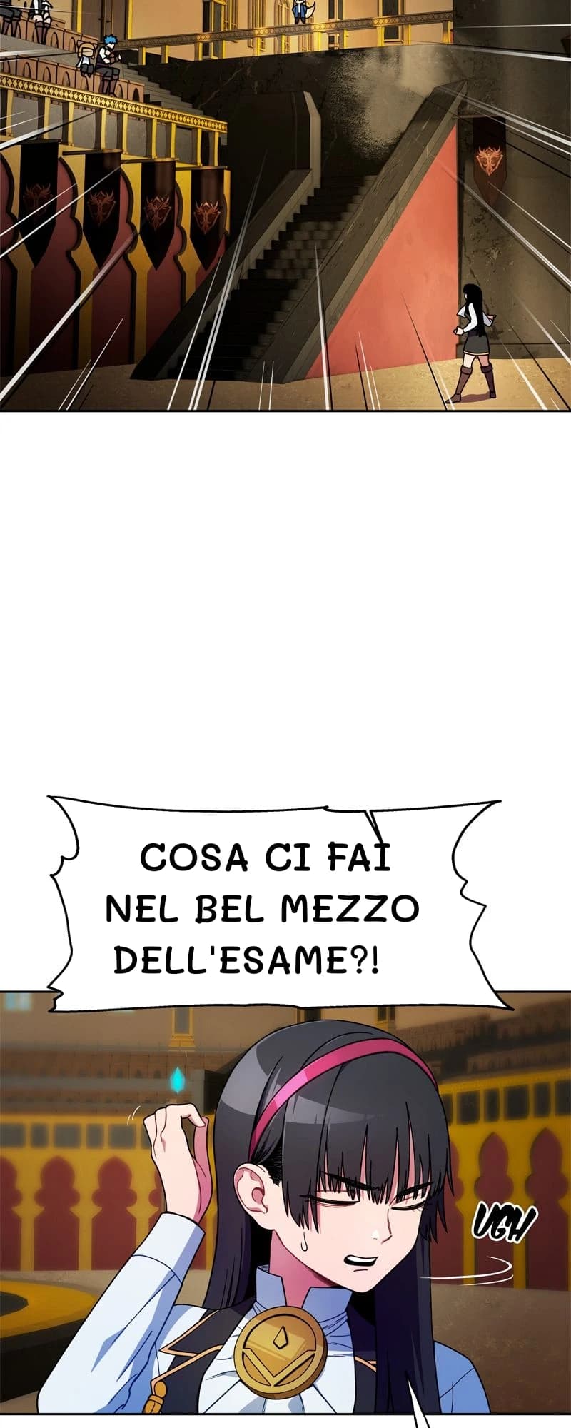 Cosa ci fai nel bel mezzo dell'esame?!