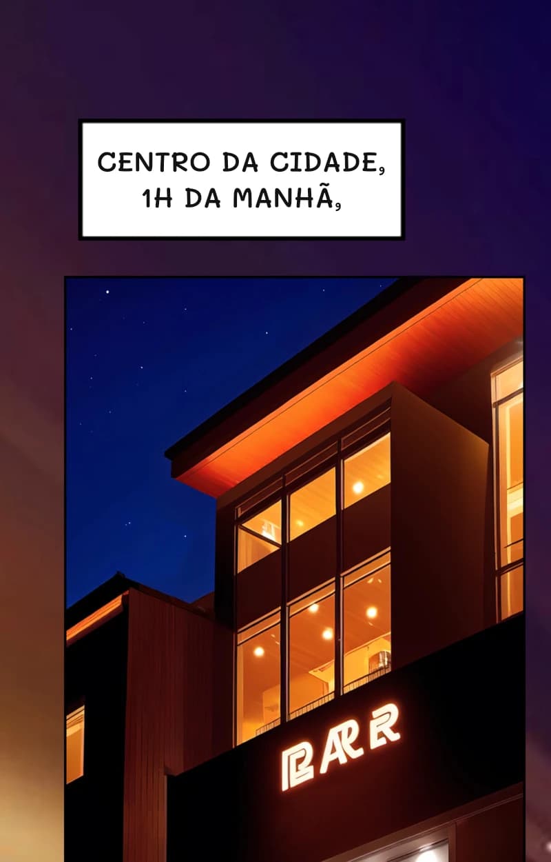 Centro da cidade, 1h da manhã,