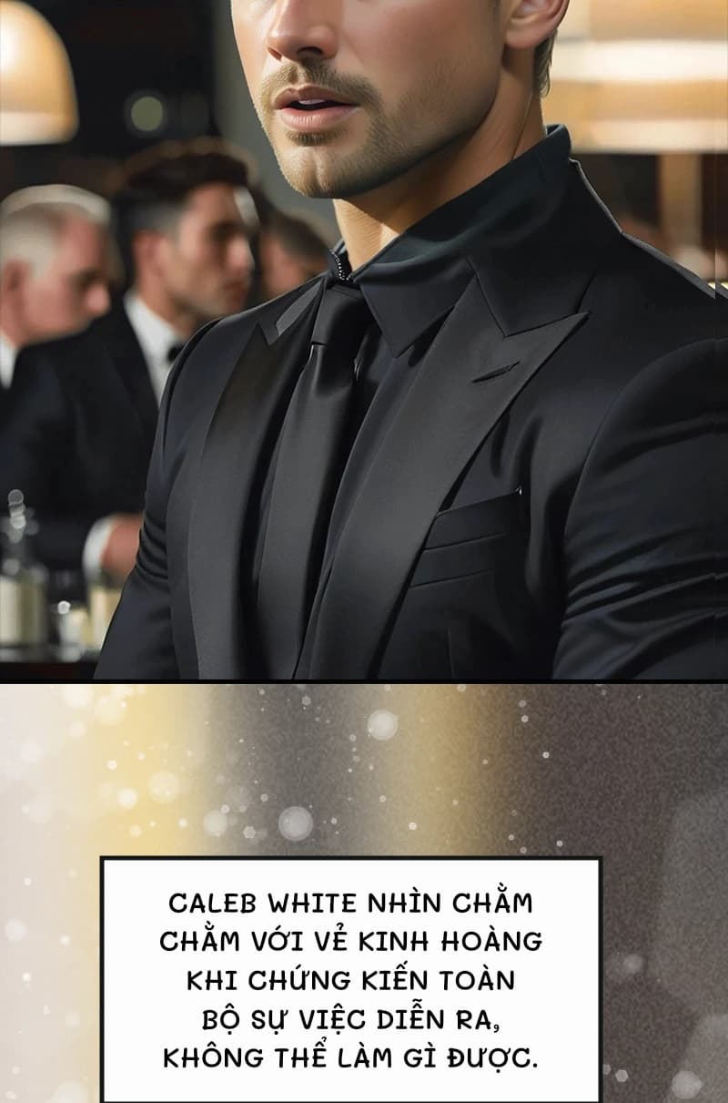 Caleb White nhìn chằm chằm với vẻ kinh hoàng khi chứng kiến ​​toàn bộ sự việc diễn ra, không thể làm gì được.