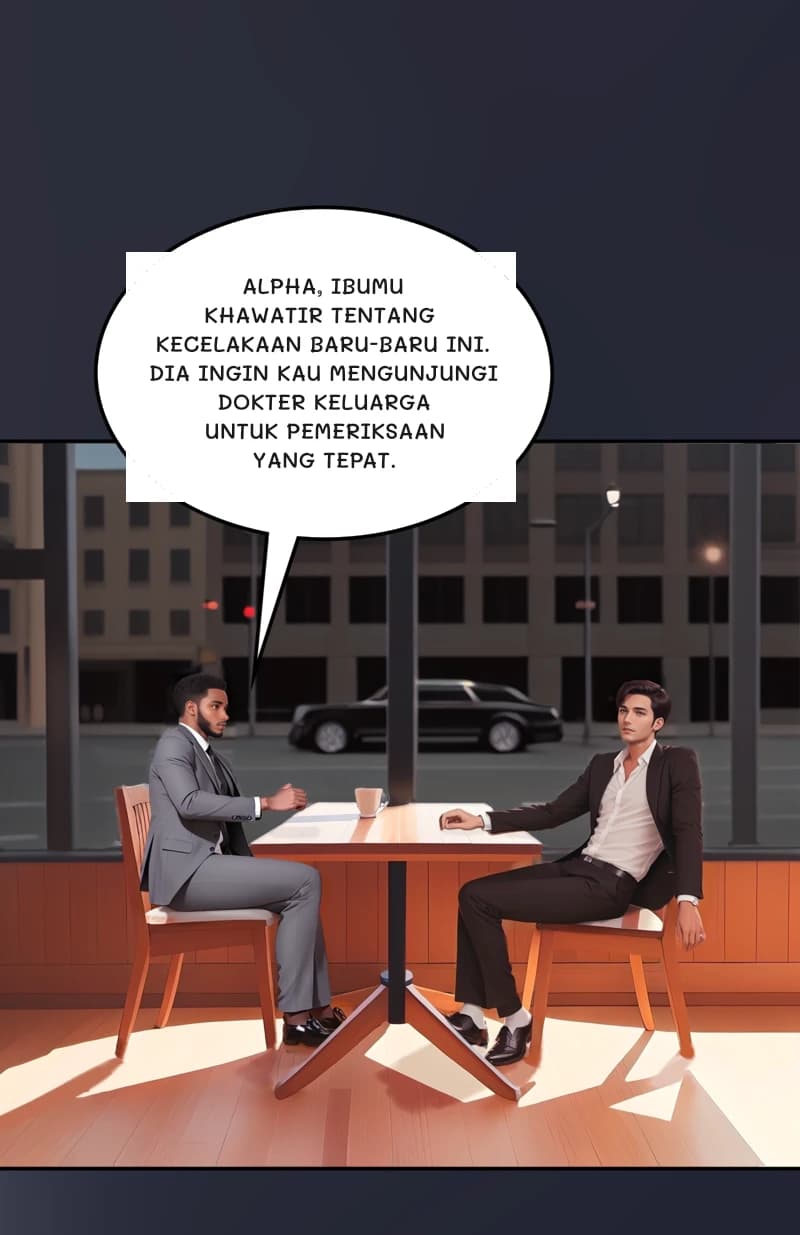 Alpha, ibumu khawatir tentang kecelakaan baru-baru ini. Dia ingin kau mengunjungi dokter keluarga untuk pemeriksaan yang tepat.