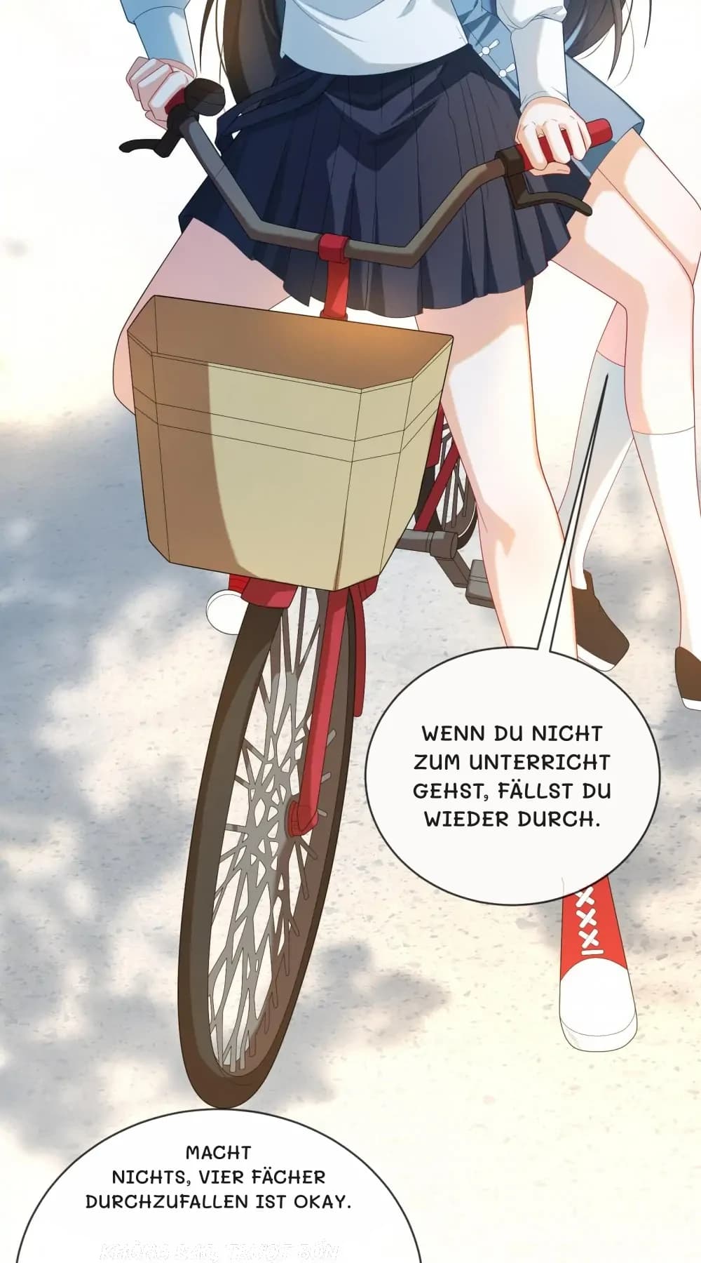 Wenn du nicht zum Unterricht gehst, fällst du wieder durch.
Macht nichts, vier Fächer durchzufallen ist okay.