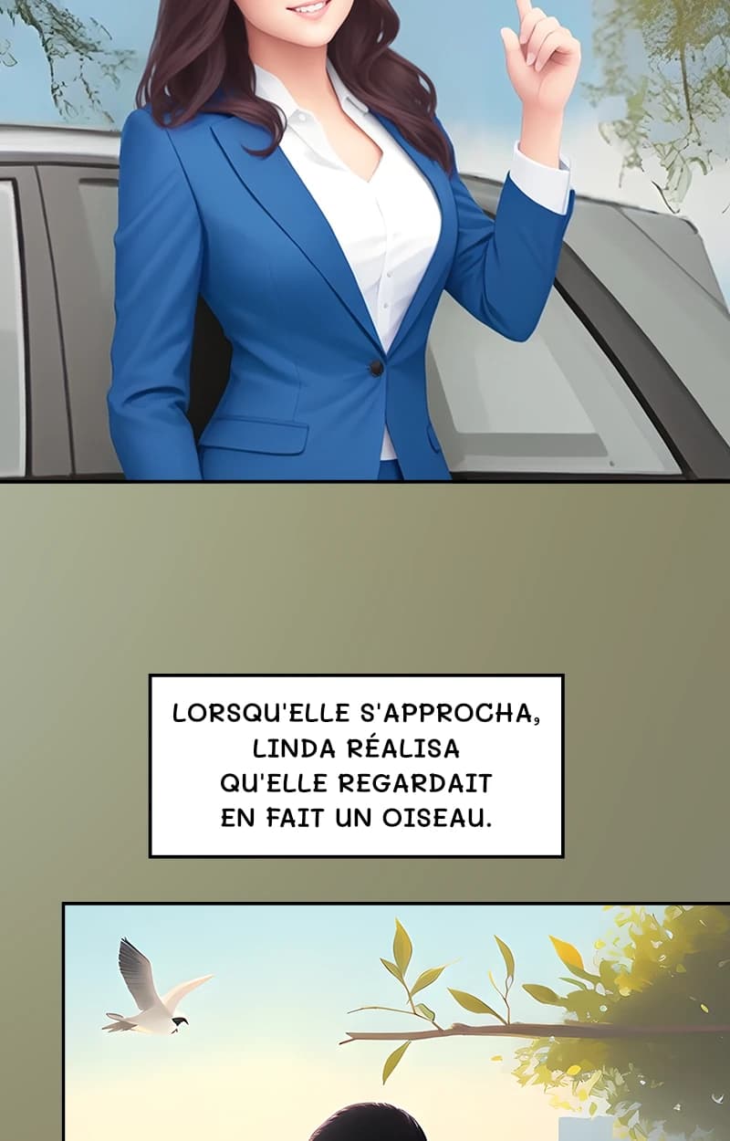 Lorsqu'elle s'approcha, Linda réalisa qu'elle regardait en fait un oiseau.