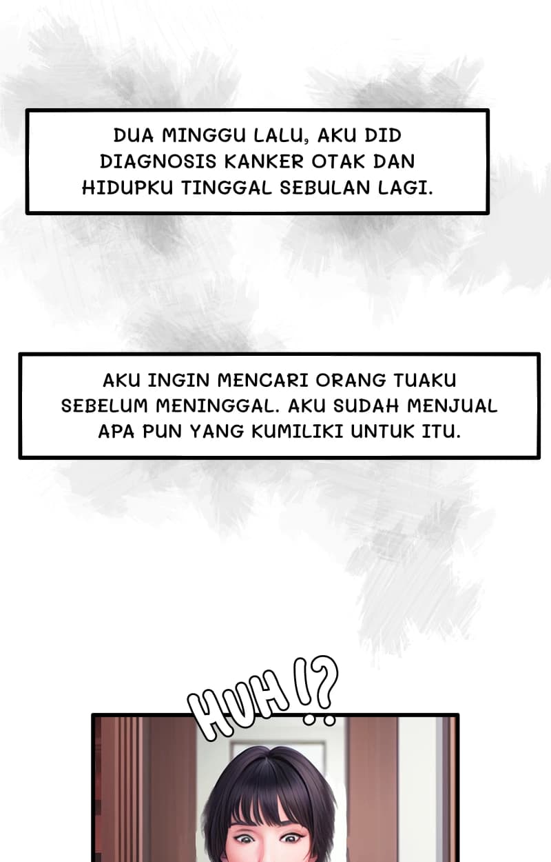 DUA MINGGU LALU, AKU DID diagnosis KANKER OTAK DAN HIDUPKU TINGGAL SEBULAN LAGI.
AKU INGIN MENCARI ORANG TUAKU SEBELUM MENINGGAL. AKU SUDAH MENJUAL APA PUN YANG KUMILIKI UNTUK ITU.