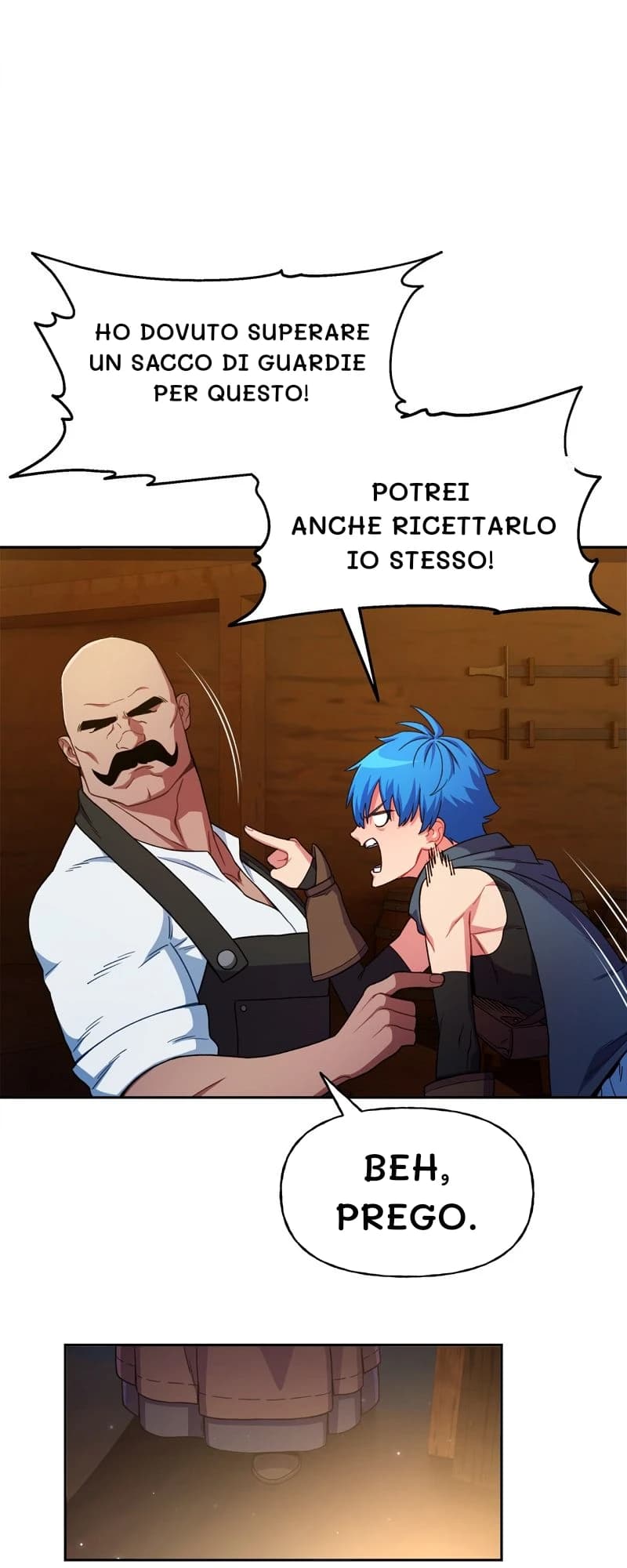 Ho dovuto superare un sacco di guardie per questo!
Potrei anche ricettarlo io stesso!
Beh, prego.
