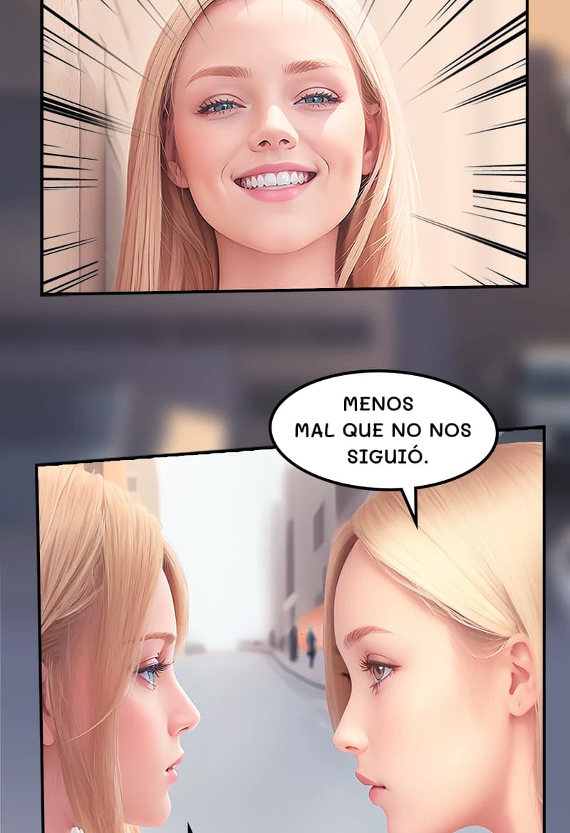 Menos mal que no nos siguió.