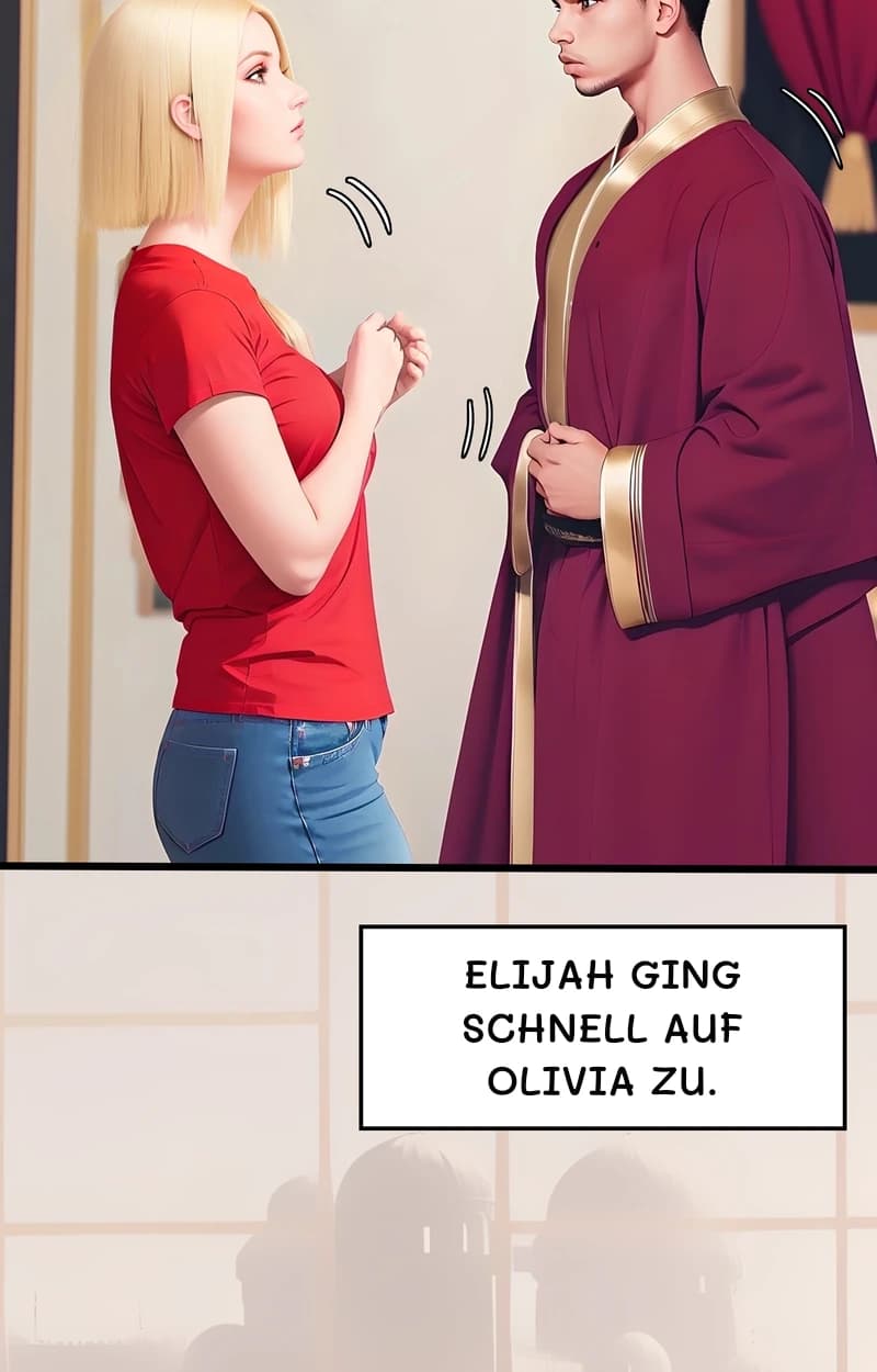 Elijah ging schnell auf Olivia zu.