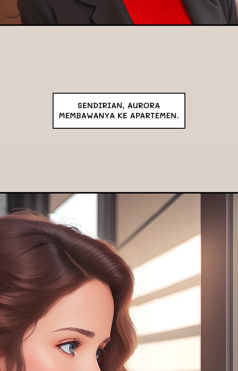 SENDIRIAN, AURORA MEMBAWANYA KE APARTEMEN.
