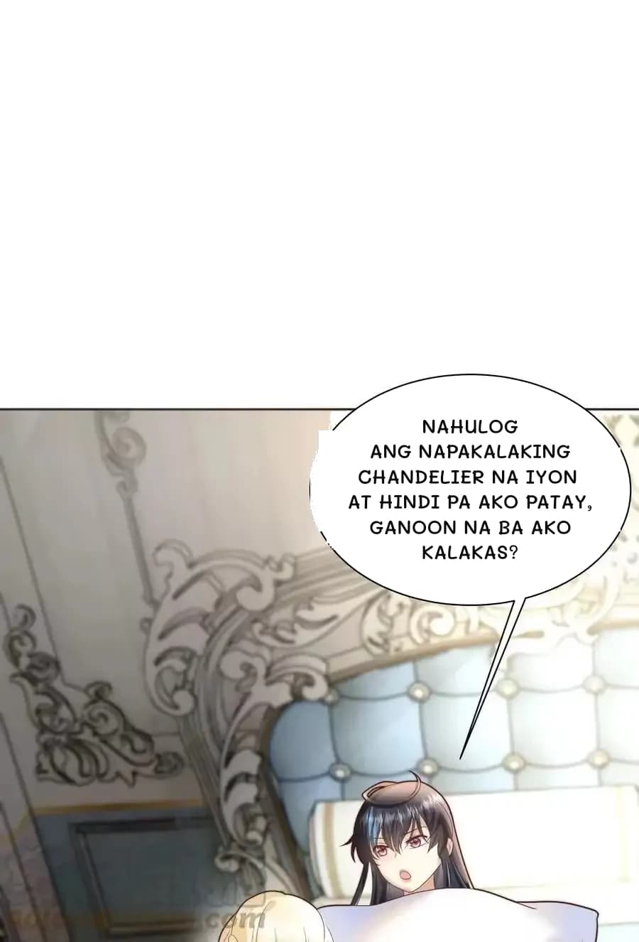 Nahulog ang napakalaking chandelier na iyon at hindi pa ako patay, ganoon na ba ako kalakas?