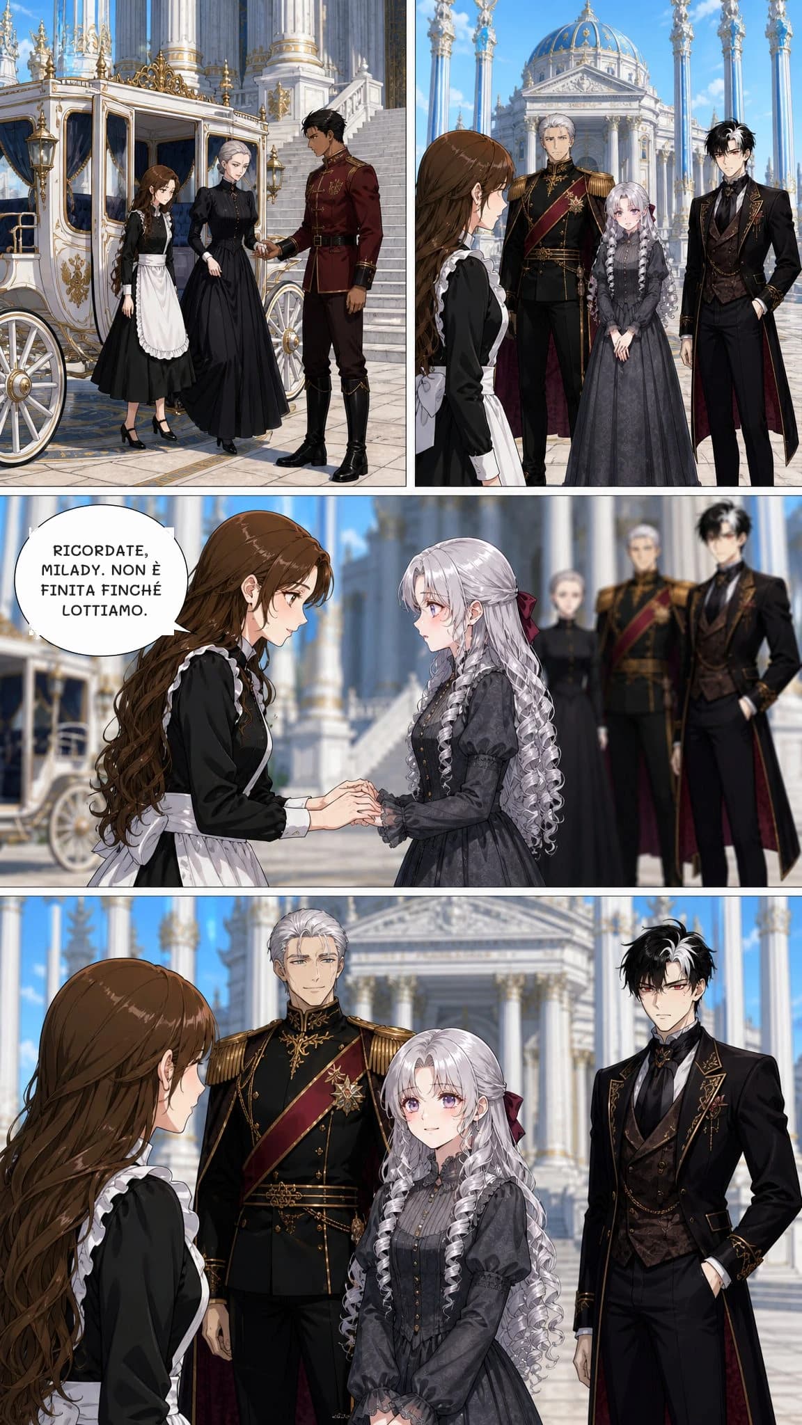 RICORDATE, MILADY. NON È FINITA FINCHÉ LOTTIAMO.