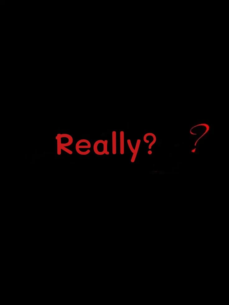 Really?