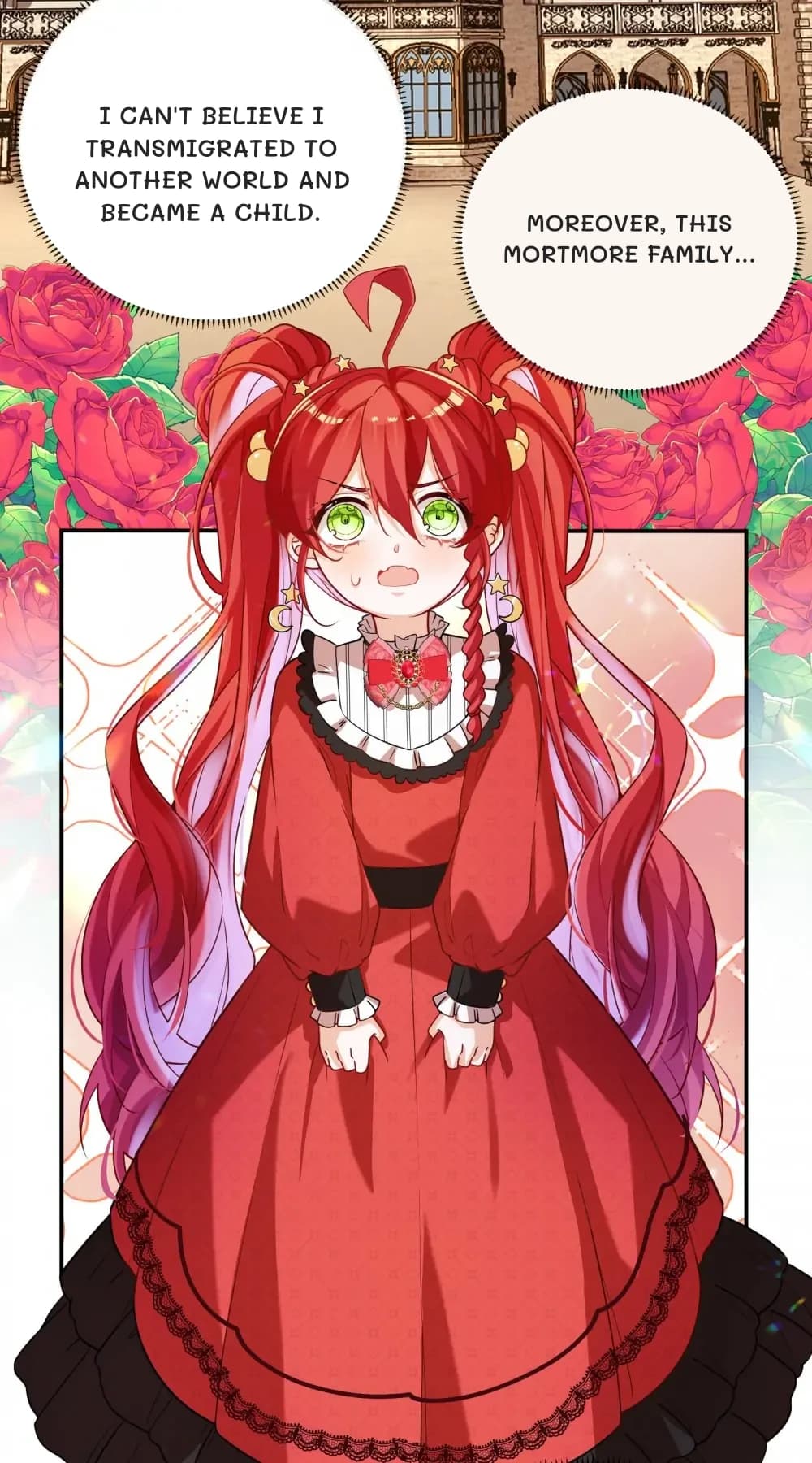 I can't believe I transmigrated to another world and became a child.
Moreover, this Mortmore family...