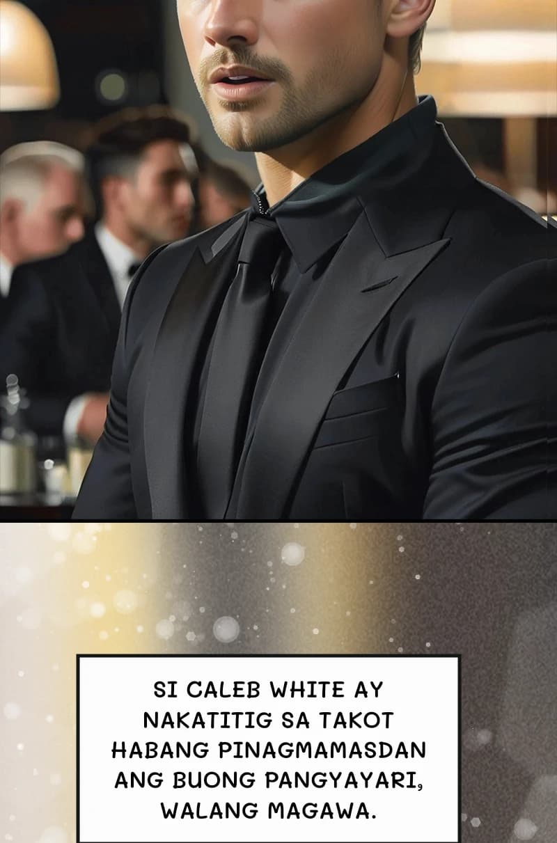 Si Caleb white ay nakatitig sa takot habang pinagmamasdan ang buong pangyayari, walang magawa.
