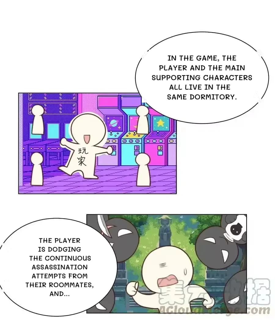 In the game, the player and the main supporting characters all live in the same dormitory.
The player is dodging the continuous assassination attempts from their roommates, and...