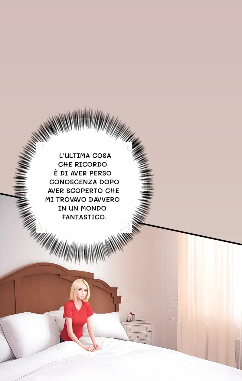 L'ultima cosa che ricordo è di aver perso conoscenza dopo aver scoperto che mi trovavo davvero in un mondo fantastico.