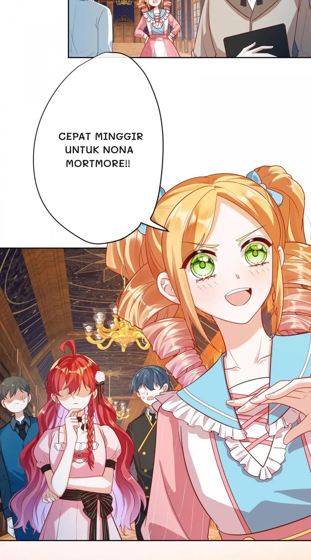 Cepat minggir untuk Nona Mortmore!!