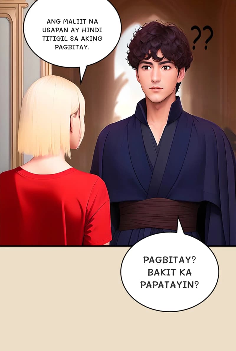 Ang maliit na usapan ay hindi titigil sa aking pagbitay.
Pagbitay? Bakit ka papatayin?