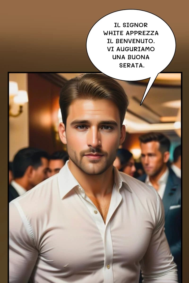 Il signor White apprezza il benvenuto. Vi auguriamo una buona serata.