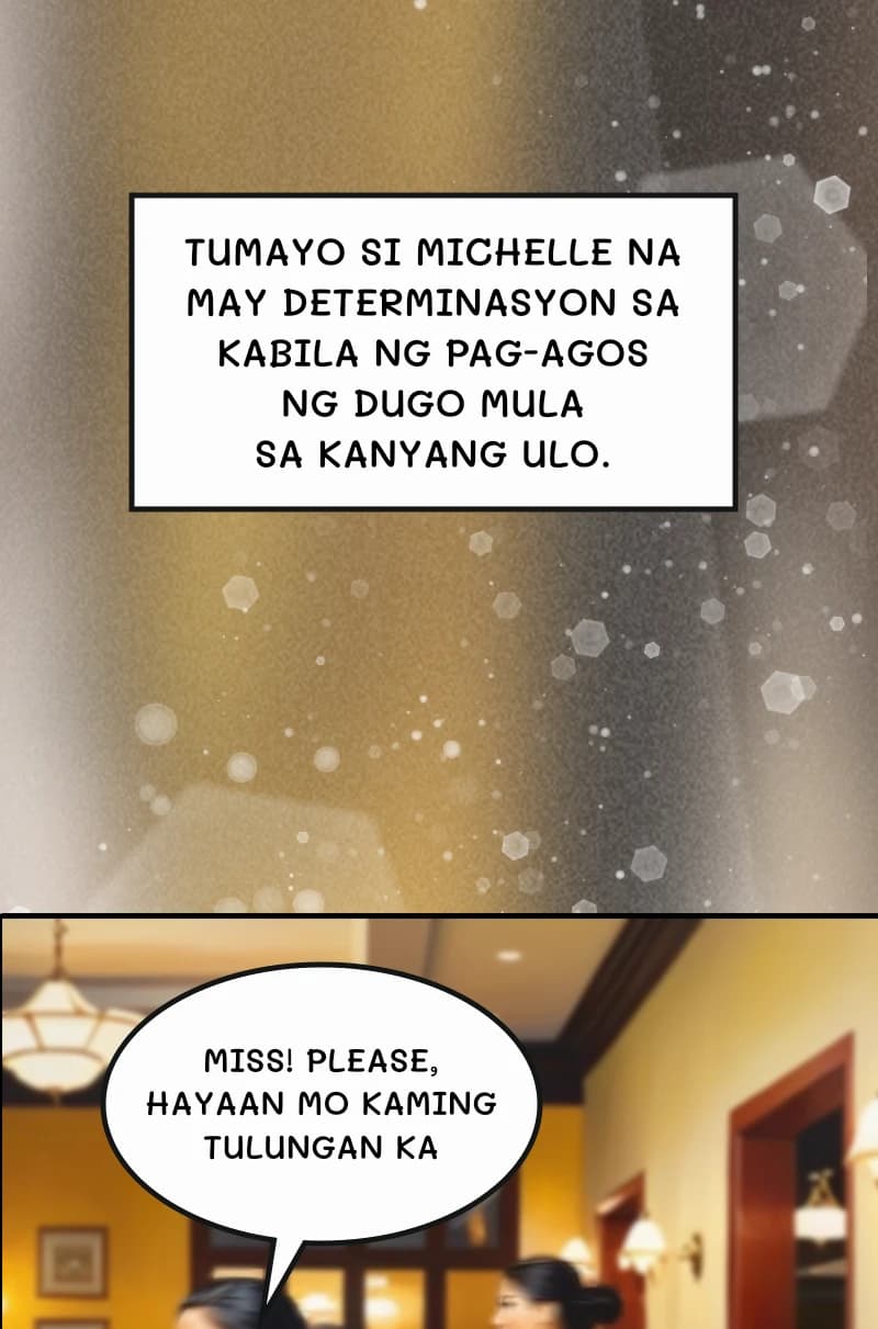 Tumayo si Michelle na may determinasyon sa kabila ng pag-agos ng dugo mula sa kanyang ulo.
Miss! Please, hayaan mo kaming tulungan ka