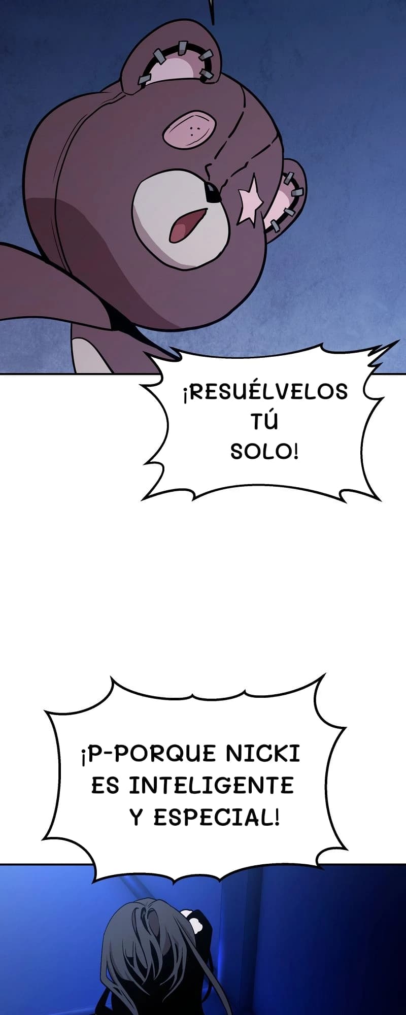 ¡Resuélvelos tú solo!
¡P-porque Nicki es inteligente y especial!