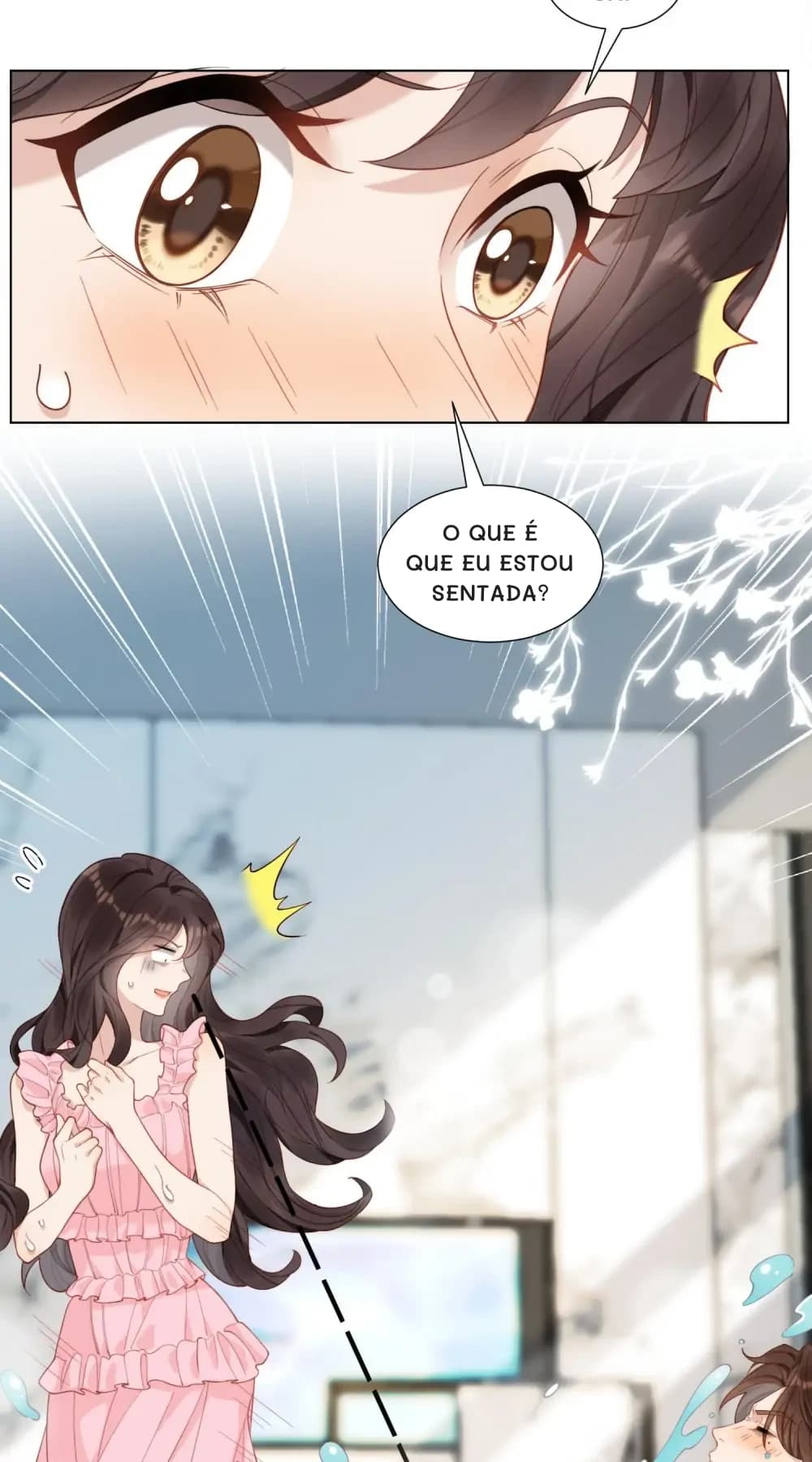 O que é que eu estou sentada?
