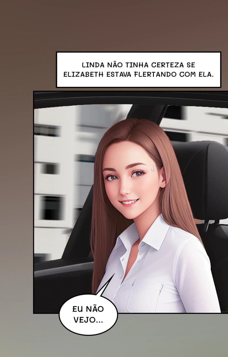 Linda não tinha certeza se Elizabeth estava flertando com ela.
Eu não vejo...